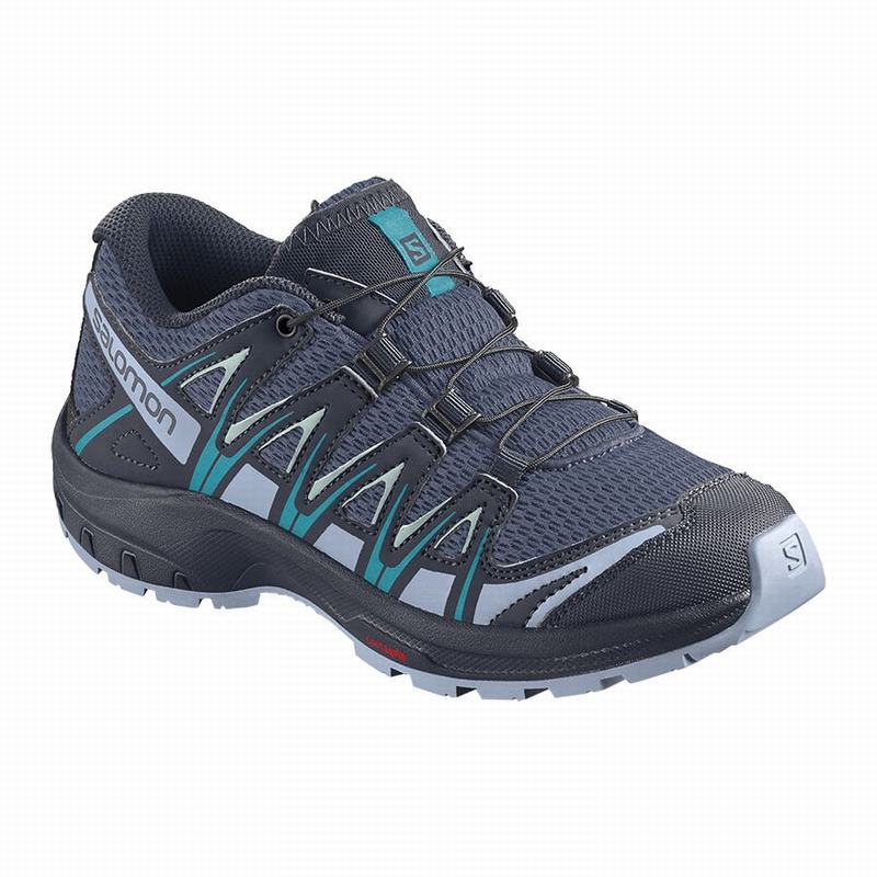 Salomon Israel XA PRO 3D J - Kids Trail Running Shoes - Blue Indigo/Blue (HCQY-97085)